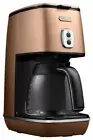 NEW DeLonghi Distinta Collection Drip Coffee Maker Style Copper ICMI011J-CP