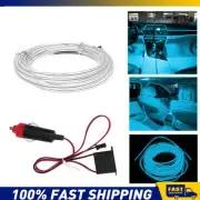 2m ice Blue LED Car Interior Strip Light Decor Atmosphere Neon Lamp Accessories (for: Honda Civic)
