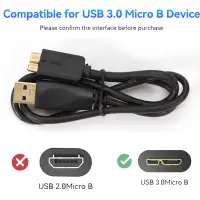 在飛比找蝦皮購物優惠-Micro USB 3.0 電纜 USB 3.0 A 型公頭