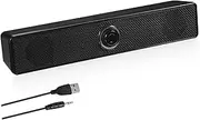 Long-Lasting Desktop Speaker Home Soundbar System Stereo Sound Easy Setup
