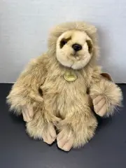 AURORA Miyoni Sloth Soft Plush Rain Forest Tan Brown 8" NEW