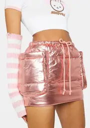 Sweet Unstoppable Now Puffer Mini Skirt