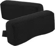 2 Pcs Wheelchair Headrest Desk Chair Pillow Car Accesories Chaise Lounge Chair Car Pillows Wheelchair Accessory Gaming Chair Pillow Neck Pillow for Recliner Black Breathable Mesh SECFOU