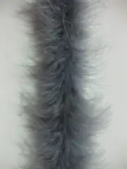 Dark Grey Marabou Feather Boa 6ft Sold per Piece