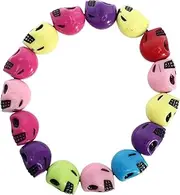 VALICLUD Skull Bead Bracelet Hand Decoration Halloween Birthday Valentine Xmas
