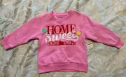 NEW Home Alone Pink Pullover Jumper Sweater Kids Girl Size 4 Toddler 4T