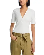 Derek Lam 10 Crosby Adrian Ribbed Tee