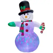 6 FT Christmas Inflatable Snowman, Christmas Blow up Decoration with Rotating...