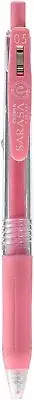 Zebra Sarasa Clip 0.5mm Ballpoint Pen, Milk Red