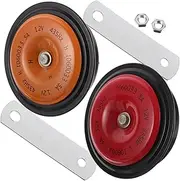 AKOOSY 2pcs Horn Kit Dual Tone High Decibel Car Horns for Vehicle Replacement Loud Clarity for Cars and Motorcycles Easy Installation and Efficient Performance