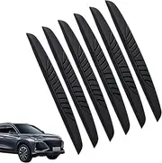 Yabauuop Car Door Scratch Protector, Flexible Car Door Scratch Protector, 6X Auto Door Protective Strips, Car Door Corner Protector for Most, SUVs, Trucks