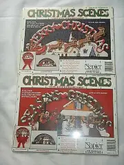2 Napier Wood Christmas Scenes 73584 Eight Tiny Reindeer & 73588 Carols