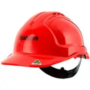 Tuffgard Vented Safety Hard Hat Warden Red