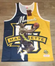 Mitchell & Ness Marquette Golden Eagles Dwyane Wade Basketball Jersey Men's XL