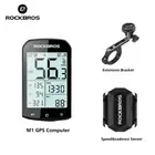 ROCKBROS Cycling Bicycle Bike Computer GPS Wireless ANT+ Waterproof Speedometer