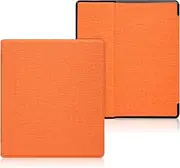 ALMIGHTY Kindle Oasis Water-Safe Case - Premium Fabric Smart Cover with Auto Sleep Wake Feature for All-New Kindle Oasis 9th 10th Generation, Slim Fit, Orange