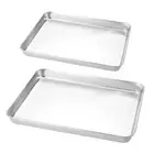 2pcs Racks Stainless Steel Baking Toaster Oven Tray Easy Bake Oven