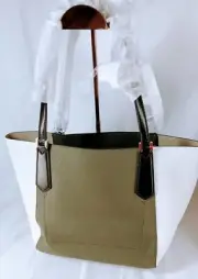 Michael Kors Kimberly Duffle Multi LG Bonded Tote Leather NWT