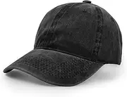 [UltraKey] Baseball Cap, UltreKey Washed Cotton Adjustable Sport Outdoor Sun Cap Unisex Hip Hop Casual Hat Snapback Cap