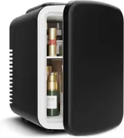 Mini Fridge, 4 Liter/6 Cans Small Refrigerator, Portable Cooler and Warmer for S