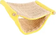 VERDANVERSE Hammock Swing Cave for Parrots Parakeets Bird Bed Nest Double Layer Pet Bed for Chinchilla Ferret