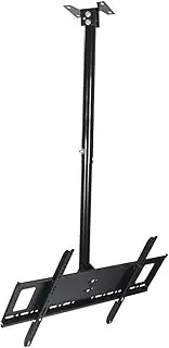 Multifunction Ceiling TV Mount, Adjustable Height Telescoping Tilt and Swivel TV Bracket, TV Pole Holds Up to 82lbs/37.5kg, Max 600x400mm TV Mount TV Stand