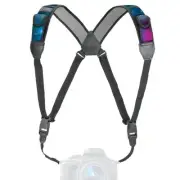 DSLR Camera Strap Chest Harness with Quick Release Buckles, Galaxy Neoprene P...