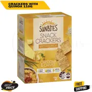 Sunbites Cheddar & Chives Crackers with Quinoa 110 g