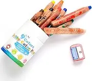 Art Painting crayon 9 colors, wooden thick core penholder, 10mm thick lead core