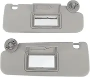 1 Pair Sun Visor Left Right Sun Visor with Mirror Replacement, for Chevy, for Sonic for Aveo 2012-2016 Gray Left Driver Side Car Sun Visor
