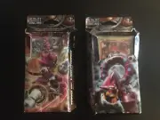Pokemon Theme Deck Gears Of Fire & Ring Of Lightning Steam Siege Complete Sets