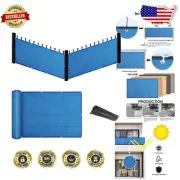 Hand-Stitched Patio Privacy Screen Cover - UV Blockage & Custom Sizes, 4'2"x15"