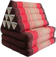 Mango Trees Thai Large Triangle Pillow 3 Fold Outdoor Mattress Cushion Best Gift 3FOLDS Day Bed
