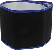 Outanaya Fitness Sweat Belt for Men Adjustable Comfortable Training Waist Trainer for Running Gym Workouts Promotes Sweat Release for Fat Burning Blue