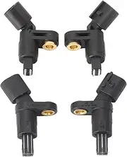 GRCFUMO 4pcs ABS Wheel Speed Sensor, Front Right ABS Wheel Speed Sensor, Front Rear Wheel Speed Sensor for Automotive Car 1J0927803 1J0927807B 1JD927807 ALS470
