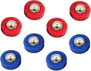 SUPVOX 8pcs Replacement Shuffleboard Rollers Curling for Soccer Shuffleboard Replacement Tabletop Sliding Balls Tabletop Game Mini Balls Roller Rolling Beads Plastic