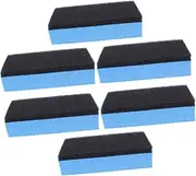 TOKIDNY Big Sponge Set 6pcs Car Wax Applicator Pads Tire Shine Sponge Pad for Car Home Cleaning