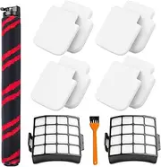 Replacement Filters for Shark Stratos AZ3002 AZ3000 AZ3000W DuoClean PowerFins Upright Vacuum Cleaner 1 Soft Brush Roller 2 Filters 4 Foam & Felt Filters 1 Cleaning Brush