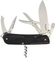 Ruike Knives Trekker LD31-B Multitool 3.4" Blade 18 Functions Black G-10 Handle