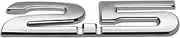 One Pc Metal 2.5 Fit for Universal Car Truck SUV Side Rear Front Decals Emblem 3D Badge (Silver)