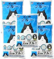 (Amazon.co.jp Exclusive) Neo Roof Life Neo Sand, Blue, Cat Sand, 1.2 gal (30 L) (6 L x 5 Pack)