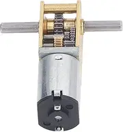 Geared Motor DC3V 4RPM, High Micro Brush Motor 2 Shaft Mini Reduction for Smart Car, Robot, Oven, Washing Machine, Mini Gear Motor with Fixed