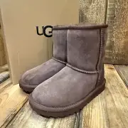 UGG TODDLER CLASSIC II BOOT BURNT CEDAR SUEDE SHEEP WOOL LINED US 12 / EU 30