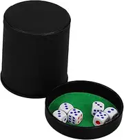 BUGUUYO Box Dice Cup Dice Holder Lid Shaker for Gaming Noise Reduction Set Includes