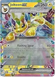 Jolteon ex 030/131 Ultra Rare Pokemon Card | Rare Pokémon Cards | Pokémon EX | Prismatic Evolutions | Pokemon Scarlet and Violet | Titan Cards Authenticated