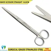 Surgical Mayo Scissors Blunt Straight Suturing Stainless Steel Shears Lab Tools