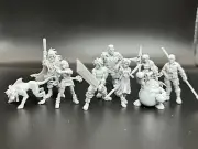 Final Fantasy VII TTRPG Miniatures FFVII D&D Pathfinder Minis - 28mm Scale