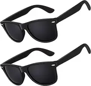 [LINVO] Polarized Sunglasses for Men Driving Sun glasses Shades 80's Retro Style Design Square
