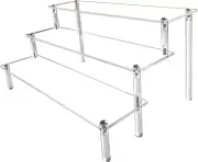 Acrylic Riser,Clear Display Risers Stand Perfume Organizer Cologne Acrylic Shelv