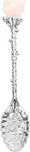 VALICLUD Charming Vintage Tea Party Spoon Crystal-Decorated Mini Stirring Spoon for Desserts
